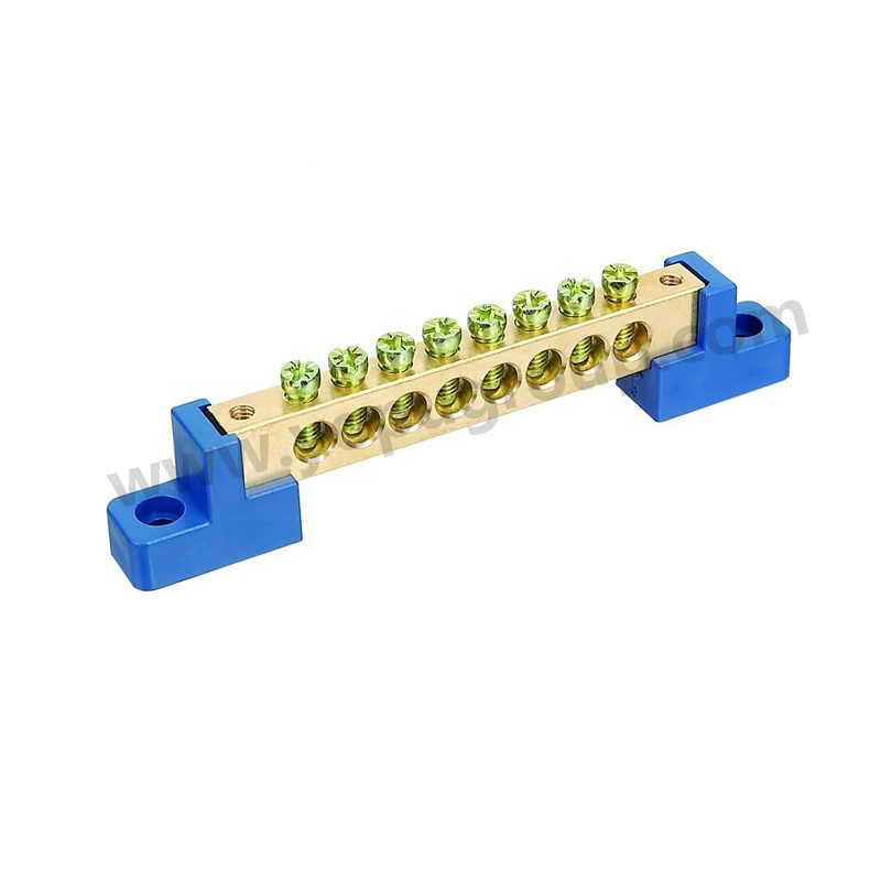 High Grade Brass Neutral Links and Copper Earth Bus Bar Terminal Blocks Links for Earthing Accessories and Electrical Fittings